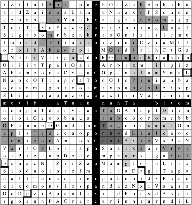 Figure 2: The 16 discrepant Governor names as visible on the Great Table.